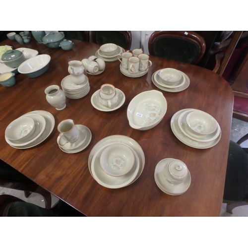 1132 - LARGE COLLECTION OF DENBY DAYBREAK PATTERN FINE STONEWARE