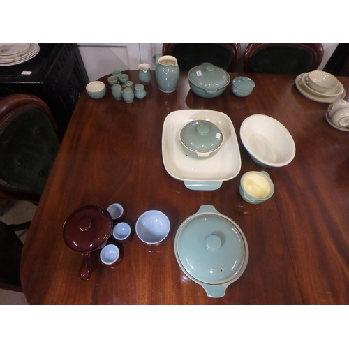 1133 - LARGE COLLECTION OF DENBY TWINTONE FINE STONEWARE