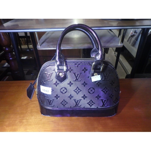 1642 - LOUIS VUITTON BROWN HANDBAG