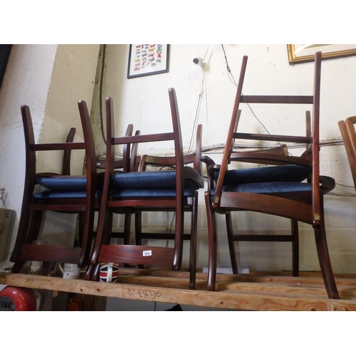 1810 - SET OF DINING CHAIRS X 4 AND X 2 CARVERS