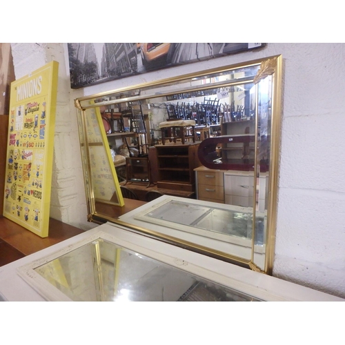 1977 - LARGE ORNATE BEVEL PANEL MIRROR