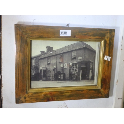 1410 - FRAMED PHOTO OF CHURCHINGFORD POST OFFICE