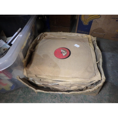 1448 - BOX OF 78 RPM RECORDS