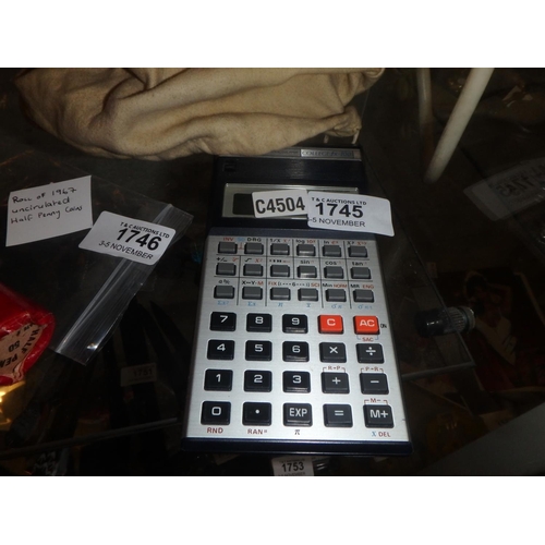 1745 - CASIO SCIENTIFIC CALCULATOR