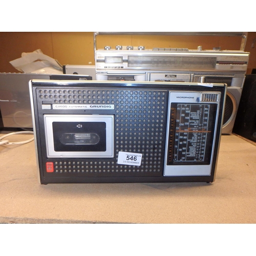 546 - GRUNDIG RADIO CASSETTE PLAYER