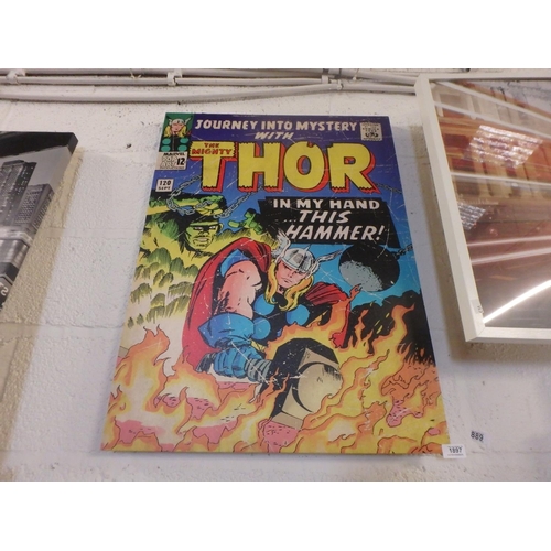 1897 - CANVAS PRINT - MIGHTY THOR