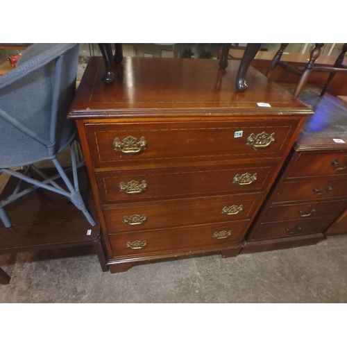 1947 - FOUR DRAWER CHEST OF DRAWERS