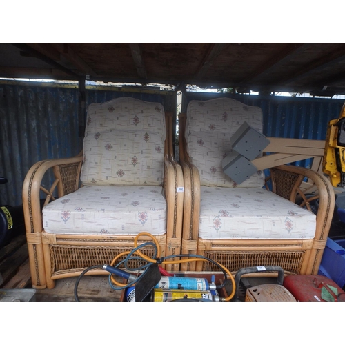 162 - PAIR CONSERVATORY CHAIRS