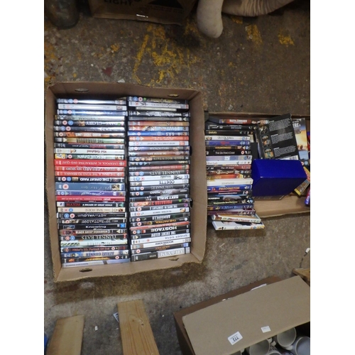 872 - 2 BOXES OF DVDS