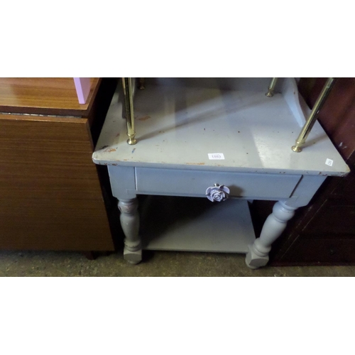 1883 - GRAY SIDE TABLE/LOW HALLWAY TABLE