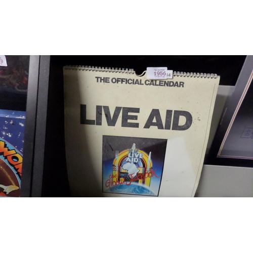 1956 - THE OFFICIAL LIVE AID CALANDER 1986 - CAN NEXT BE USED IN 2025!