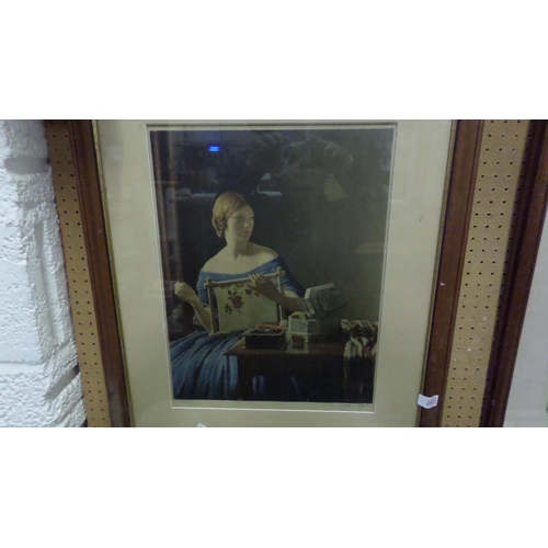 2021 - FRAMED PRINT - PRUCILLA BY LEONARD CAMPBELL TAYLOR