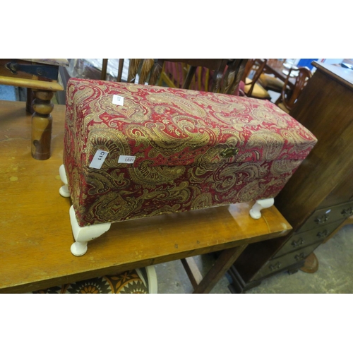 1821 - UPHOLSTERED STORAGE CHEST