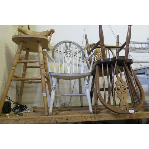 1863 - WHEELBACK CARVER CHAIR