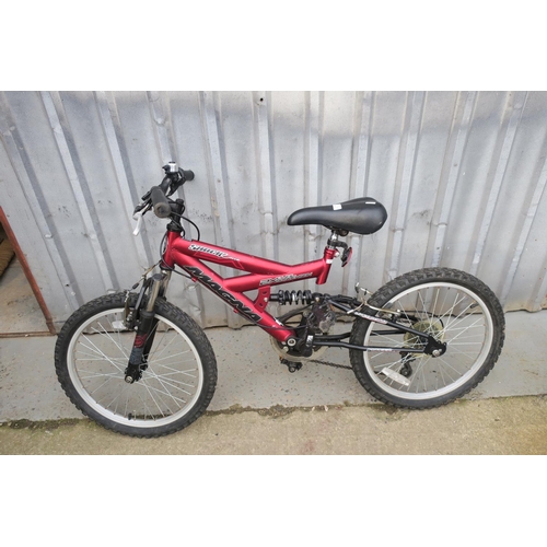 9 - RED CHILDS MOUNTAIN BIKE