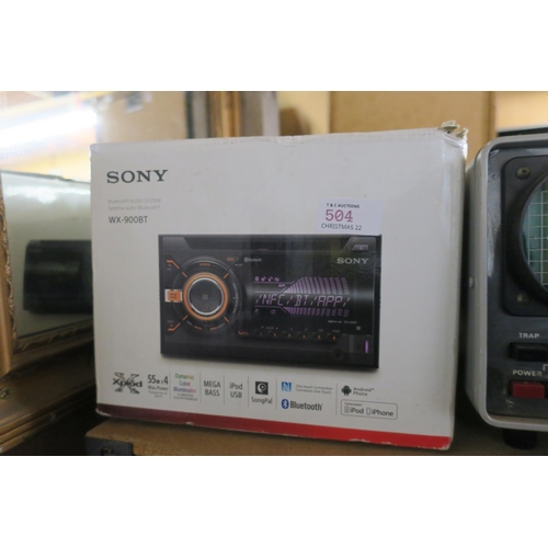 504 - SONY CAR AUDIO MULTIMEDIA UNIT