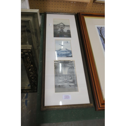 1833 - SERIES OF FRAMED PHOTOGRAPHS - SYDNEY HARBOUR BRIDGE