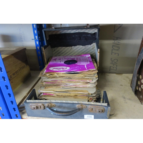 A Case Of 78 Rpm Shellac Records By Labels Such As Columbia And Parlephone