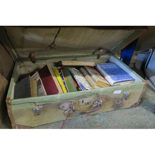 1155 - A SUITCASE OF VINTAGE BOOKS - HARDBOUND CLASSICS