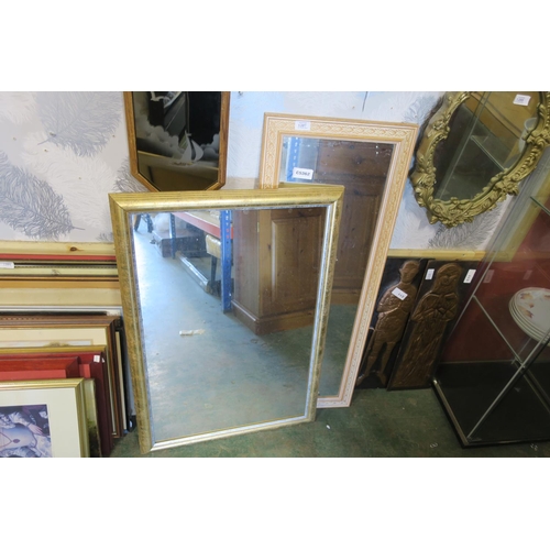 1207 - TWO LARGE WALL MIRRORS