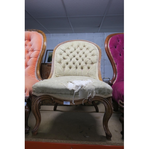 1380 - VICTORIAN NURSING CHAIR