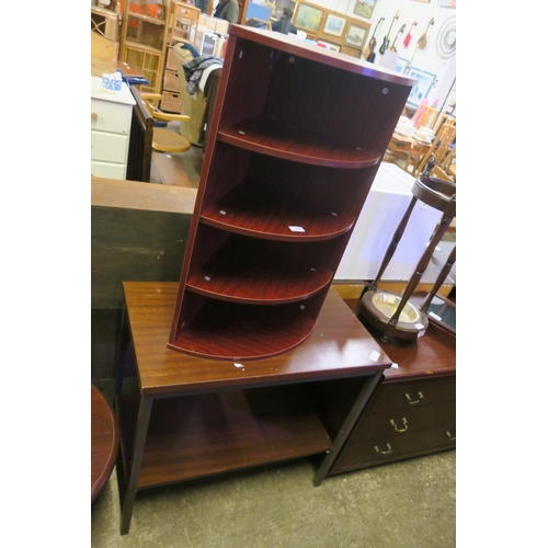 1681 - SMALL CORNER SHELVING UNIT