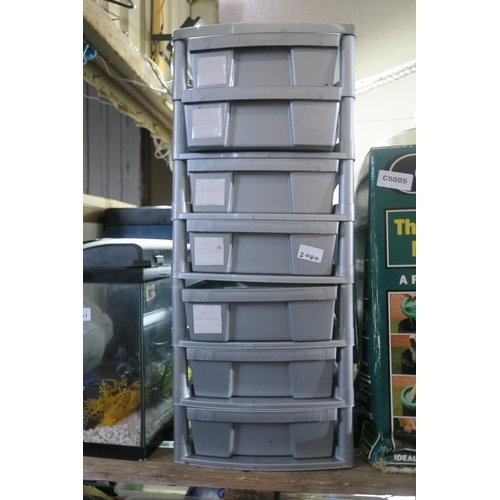 2040 - STACK OF STORAGE TRAYS