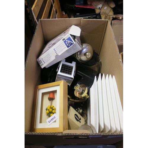 661 - BOX OF HOUSEHOLD CLEARANCE ITEMS