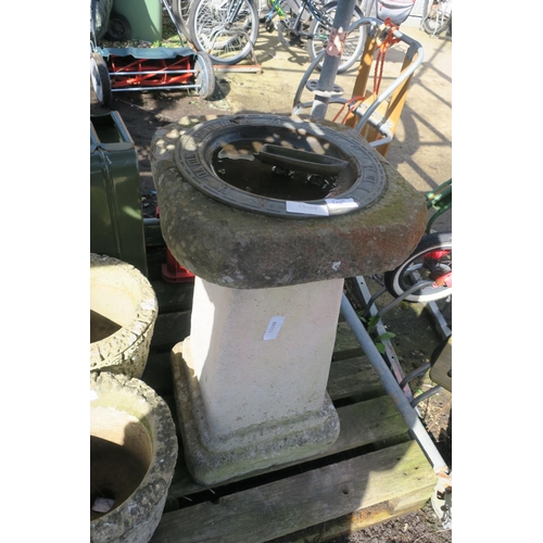 108 - LARGE CONCRET BIRD BATH