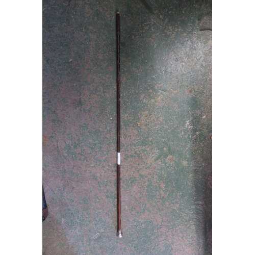 1183 - WALKING STICK WITH METAL FINIAL