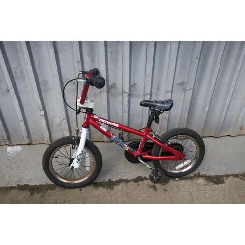 21 - MONGOOSE SCAN BMX BIKE