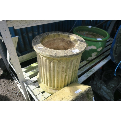 55 - CONCRETE PILLAR PLANTER