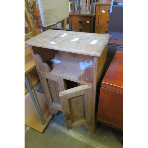 1896 - RUSTIC PINE CABINET