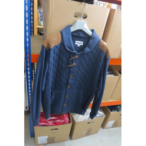 861 - MENS BLUE JACKET, SIZE MEDIUM 40-42