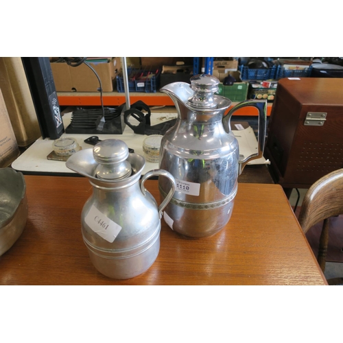 1110 - TWO RETRO THERMOS FLASK JUGS