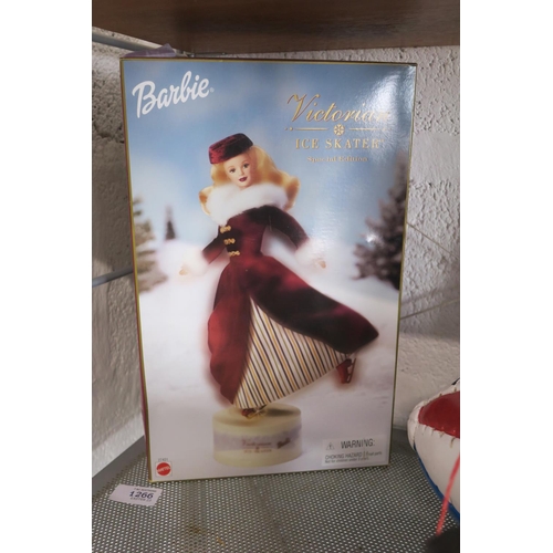 1266 - BARBIE, LTD EDITION VICTORIAN ICE SKATER, BOXED