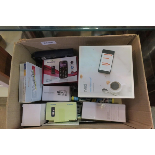 1758 - BOX OF ELECTRONICS