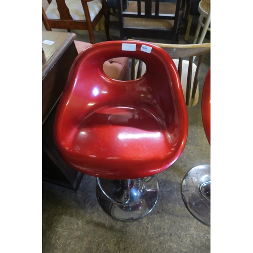 1820 - RED KITCHEN BREAKFAST BAR STOOL