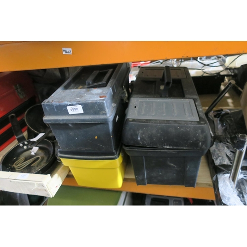 1998 - 3 TOOLBOXES  WIH CONTENTS