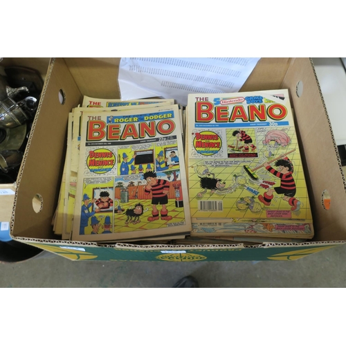 1129 - BOX ON VINTAGE BEANO MAGAZINE