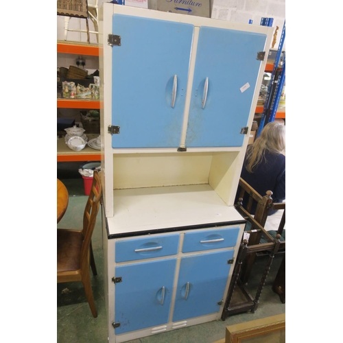 1190 - 1950'S METAL KITCHEN UNIT