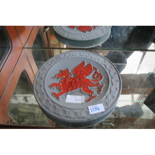 1234 - WELSH DRAGON PLATE