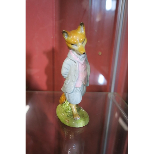 1290 - BEATRIX POTTER CERAMIC FIGURINE 'FOXY WHISKERED GENTLEMAN' BY BESWICK COPYRIGHT 1954