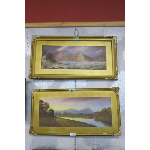 1321 - PAIR OF FRAMED PAINTINGS