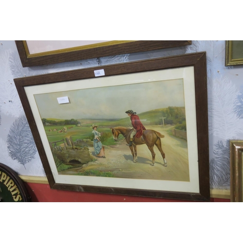 1325 - FRAMED PICTURE OF RURAL SCENE