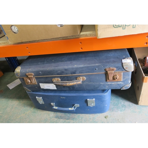 1375 - TWO VINTAGE SUITCASES