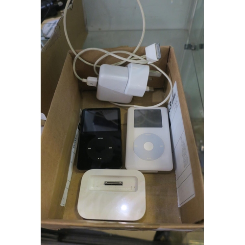 1431 - 2 IPODS WITH ACCESSORIES