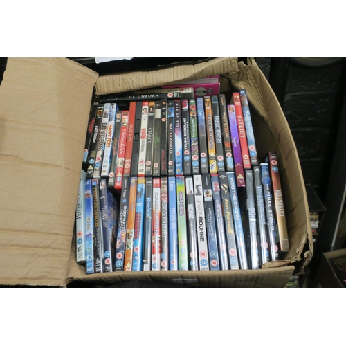 720 - BOX OF DVD'S