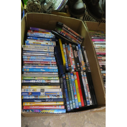 737 - BOX OF DVD'S