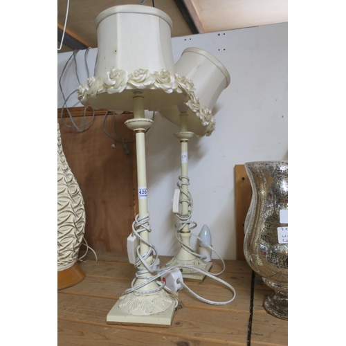 426 - PAIR OF TABLE LAMPS